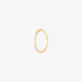 10mm seamless pave clicker in gold color color:null|gold