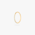 12mm seamless pave clicker in gold color:null|gold