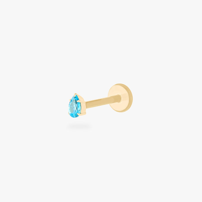 Gold/Aquamarine