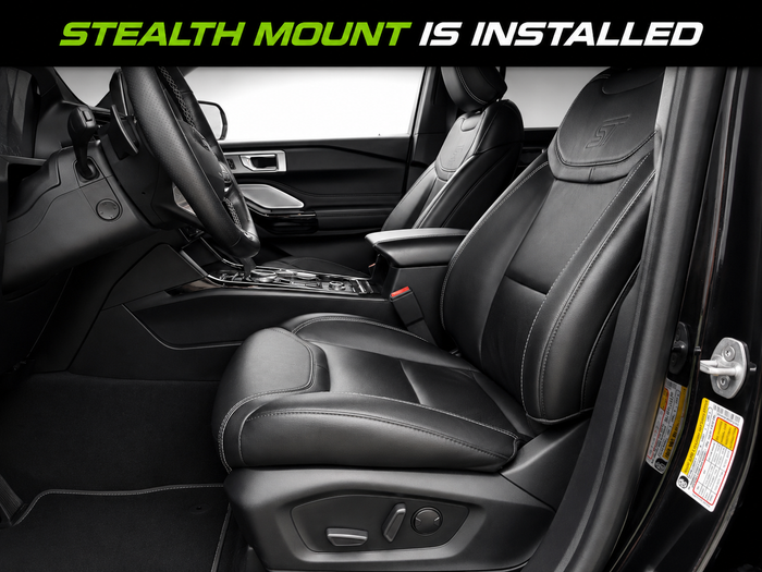 20+ Ford Explorer Under Seat Stealth Mount (Magnetic Retention)