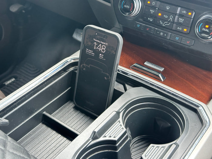 2017-2022 Ford Super Duty New Qi2 Mag Safe Wireless "Low Pro" Removable Mount (W/Charger)