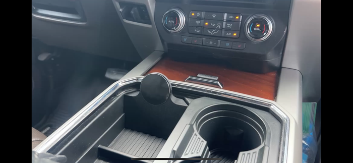 2017-2022 Ford Super Duty New Qi2 Mag Safe Wireless "Low Pro" Removable Mount (W/Charger)