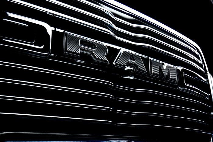2019-2020 Dodge Ram | Grill Emblem Overlays (Pair) | Many Styles/Colors Available