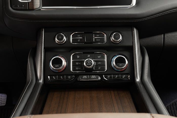 2021+ GMC Yukon Denali | Center Console Overlay | Matte Black | Vinyl Overlay