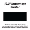 2023+ Hummer EV | 12.3" Instrument Cluster | Matte/Anti-Glare | Screen Protector Kit
