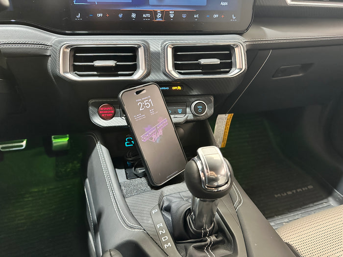 2024+ S650 Mustang Mag Safe Wireless Charging Mount (Charger INCLUDED)