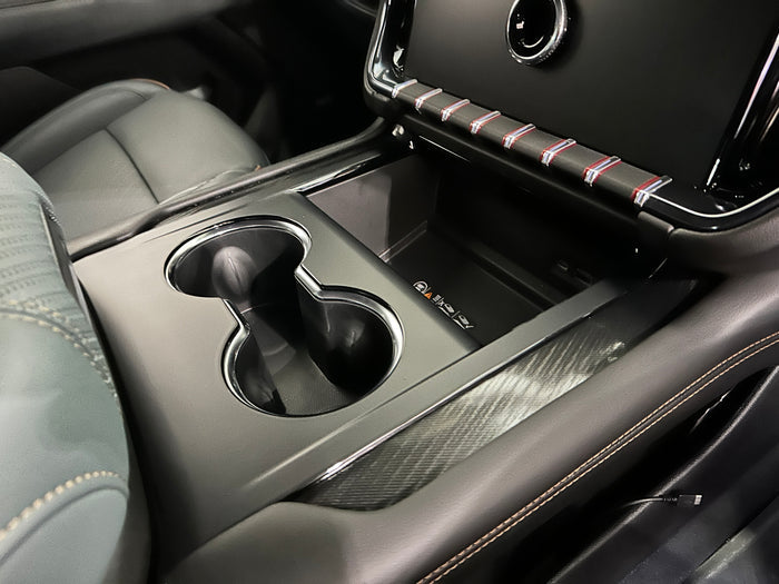 2025-2026 GMC Yukon | Center Console Overlay | Matte Black | Vinyl Overlay
