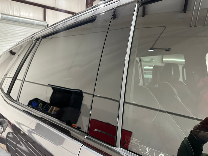 2025+ Ford Expedition | 8 Piece (B and C Pillars) | Gloss Black PPF | Pillar Protector Kit