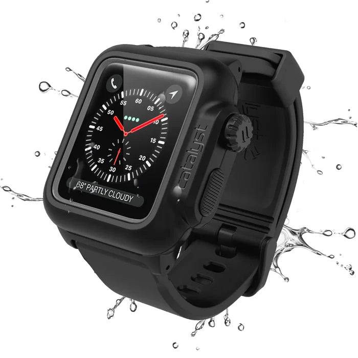38mm – Series 3 / 2 / Waterproof / Stealth Black / Eco Pkg