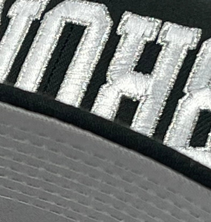 4UCAPS (BLACK) " UPSIDE DOWN BRONX" NEW ERA 59FIFTY FITTED