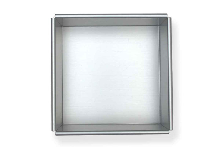 Crumble Crate 8 Inch Square Baking Pan With Removable Bottom - Clean Release by Crumble Crate
