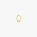 6mm seamless pave clicker in gold color:null|gold