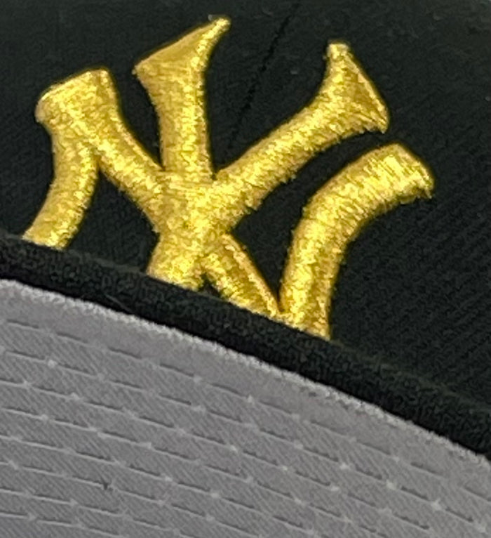 NEW YORK BLACK YANKEES (BLACK/GOLD) "1956 WORLDSERIES" NEW ERA 59FIFTY FITTED