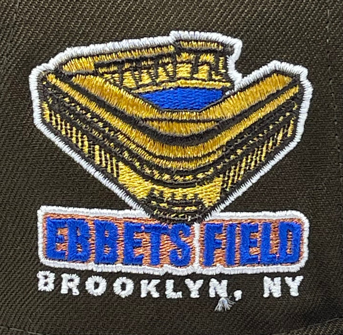 BROOKLYN DODGERS (BROWN) "EBBETS FIELD" NEW ERA 59FIFTY EXCLUSIVE FITTED