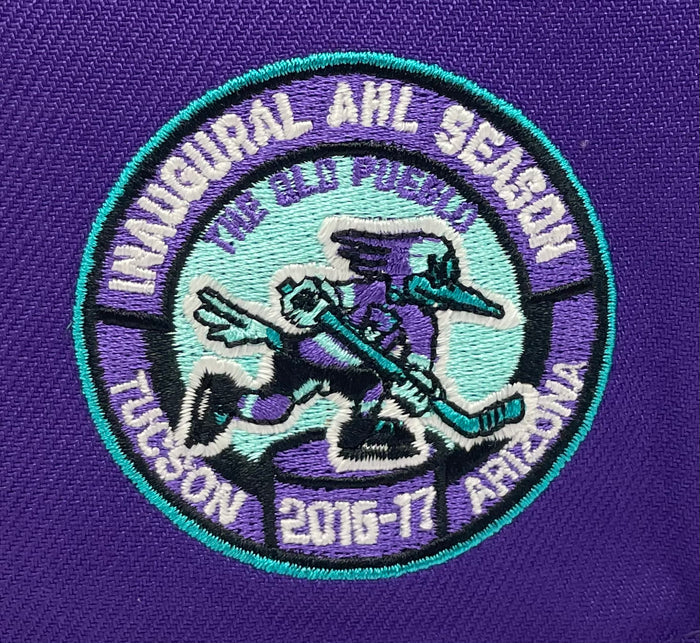 TUCSON ROADRUNNERS (PURPLE) "INAUGURAL AHL SEASON" NEW ERA 59FIFTY FITTED
