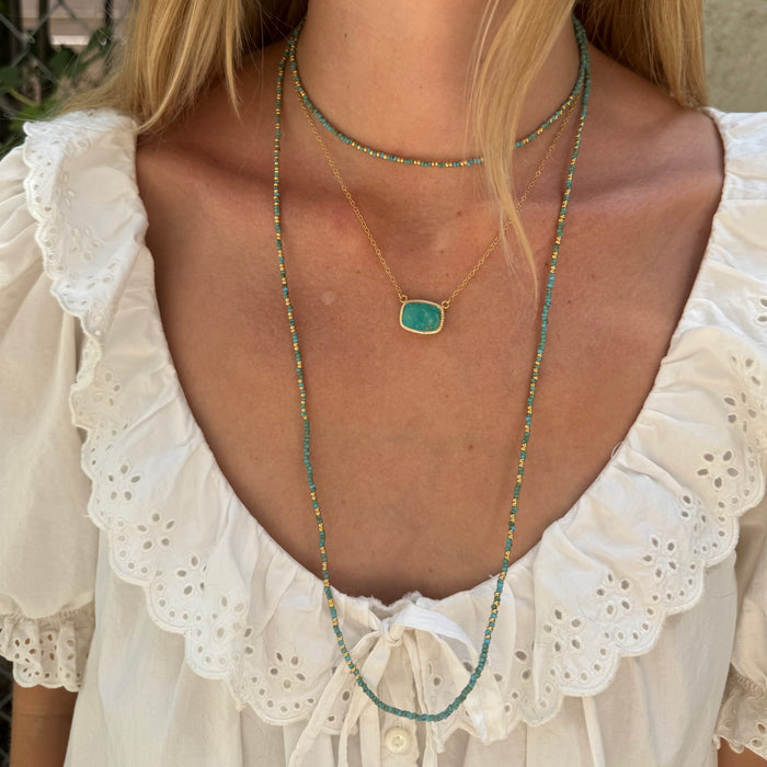 Musha Beaded Necklace - 42"