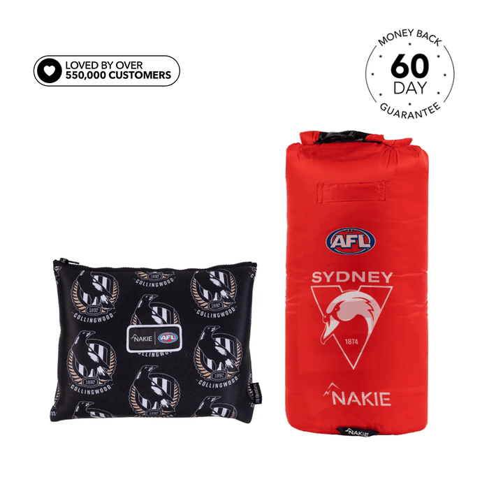 AFL Towel & Puffy Blanket Combo