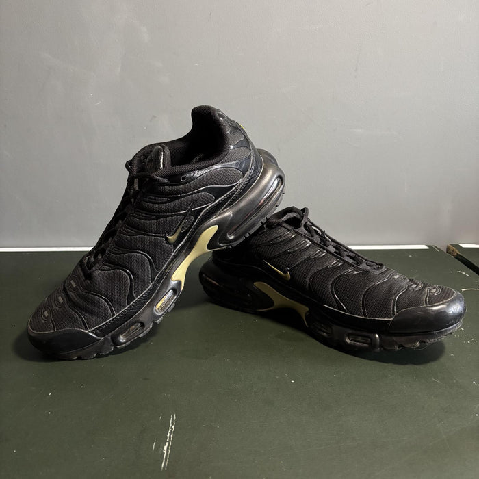 NIKE AIR MAX PLUS TN BLACK GOLD UK9