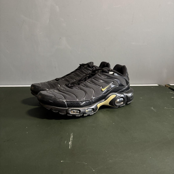 NIKE AIR MAX PLUS TN BLACK GOLD UK9