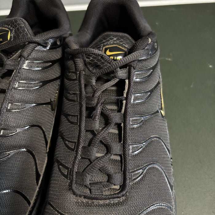 NIKE AIR MAX PLUS TN BLACK GOLD UK9