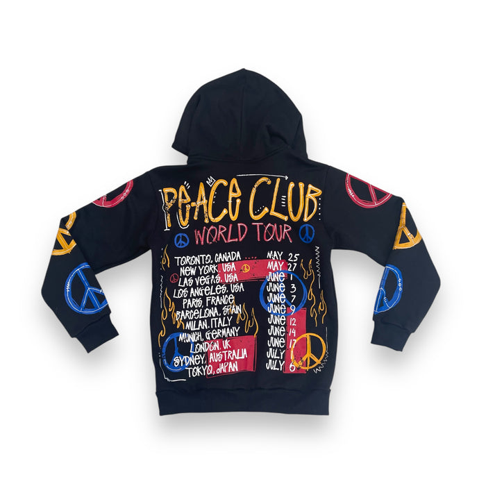ALONE IN FRANCE PEACE N LOVE HOODIE