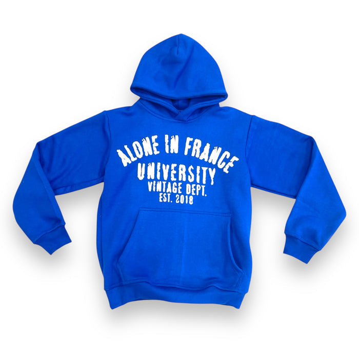 ALONE IN FRANCE UNIVERSITY (ROYAL) HOODIE