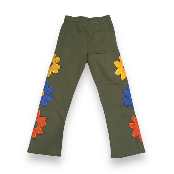 ALONE IN FRANCE "WORLD TOUR" FLARE (OLIVE) JOGGER