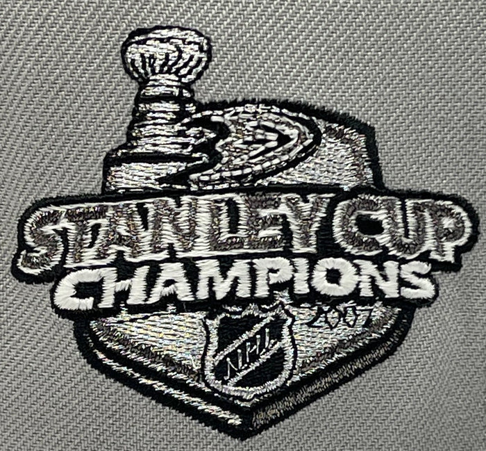 ANAHIEM MIGHTY DUCKS (GREY (2007 STANLEY CUP) NEW ERA 59FIFTY FITTED