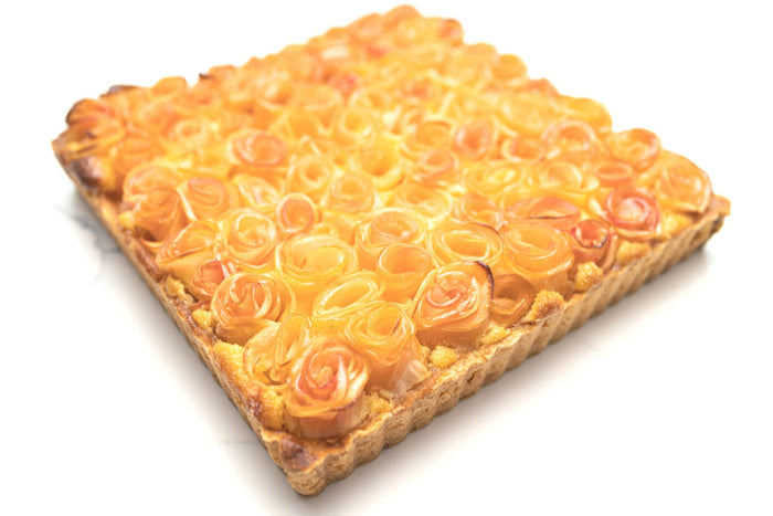 Apple Rose Tart with Frangipane by Crumble Crate