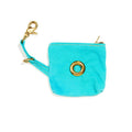 Aqua Waxed Cotton Canvas Poop Bag PouchPoop Bag PouchesFound My Animal