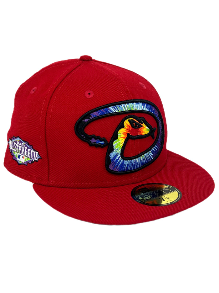 ARIZONA DIAMONDBACKS (2011 ALLSTARGAME) "TYE DYE LOGO" NEW ERA 59FIFTY FITTED