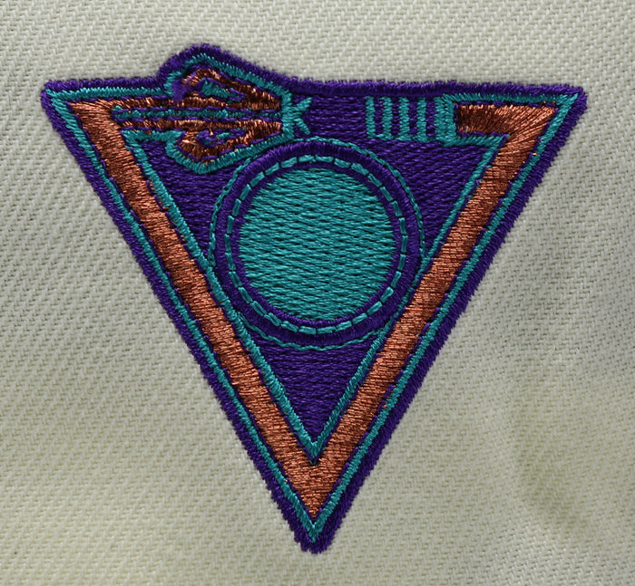 ARIZONA DIAMONDBACKS (OFF-WHITE) "CITY CONNECT" NEW ERA 59FIFTY FITTED (TEAL UNDER VISOR)