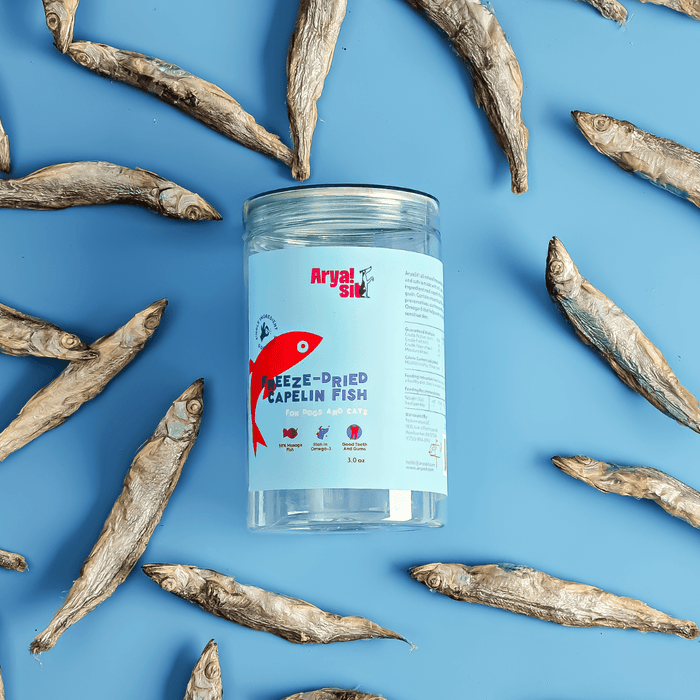 AryaSit! Freeze-Dried CapelinDog TreatsFound My Animal