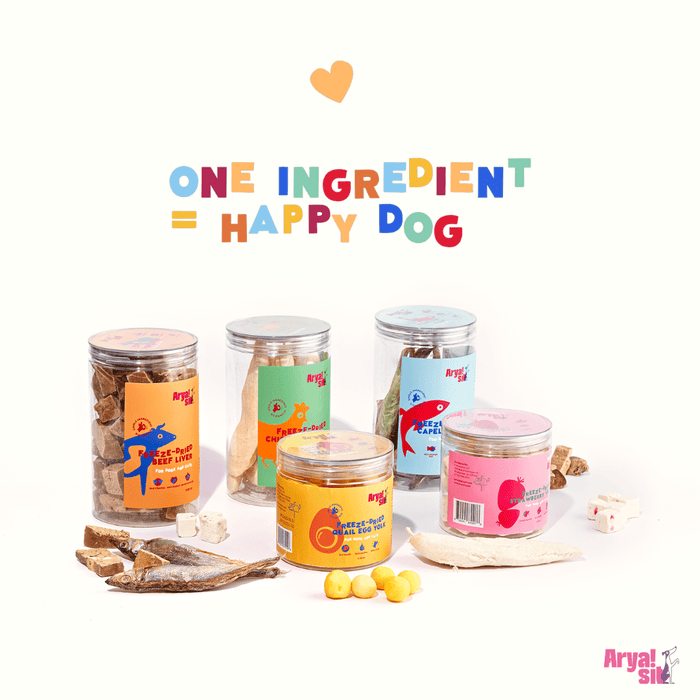 AryaSit! Freeze-Dried CapelinDog TreatsFound My Animal