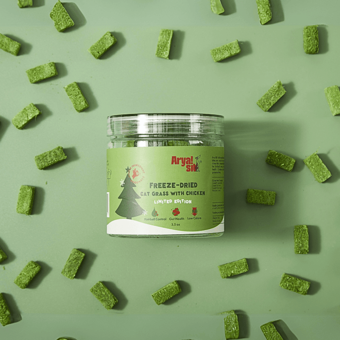 AryaSit! Freeze-Dried Cat GrassDog TreatsFound My Animal