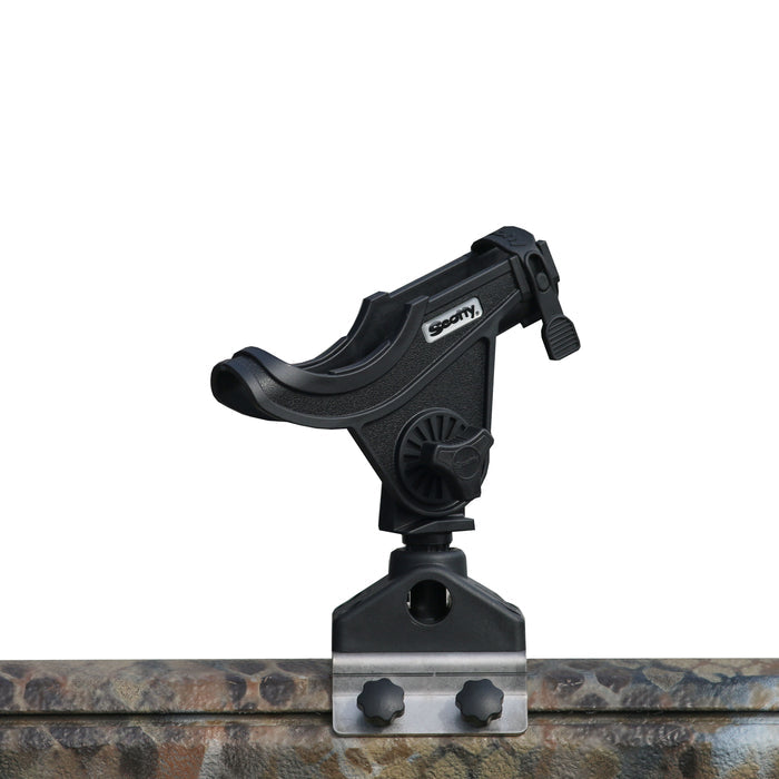 Baitcaster/Spinning Rod Holder - Black - With T Bolt Bracket