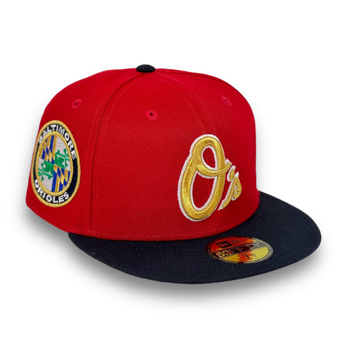 BALTIMORE 0RIOLES (RED) NEW ERA 59FIFTY FITTED