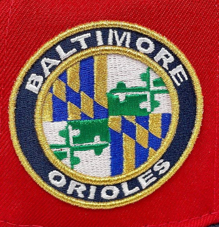 BALTIMORE 0RIOLES (RED) NEW ERA 59FIFTY FITTED