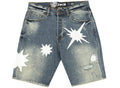 BBC MARTIAN SUNBURST DENIM SHORTS