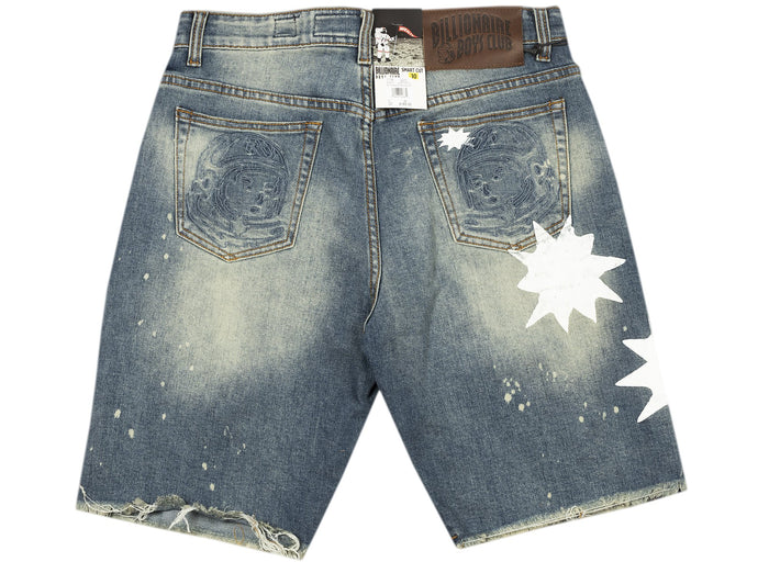 BBC MARTIAN SUNBURST DENIM SHORTS