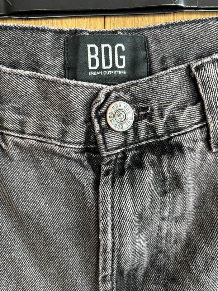 BDG Urban Outfitters Baggy Wide Leg Jeans Grey Purple Tint W32 Y2K Skater