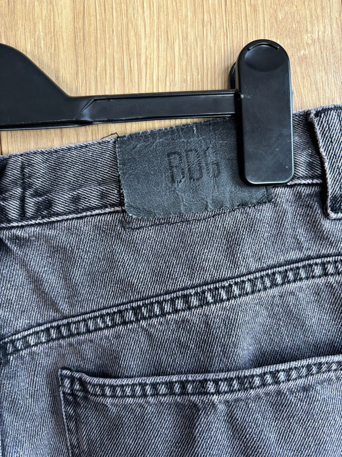BDG Urban Outfitters Baggy Wide Leg Jeans Grey Purple Tint W32 Y2K Skater