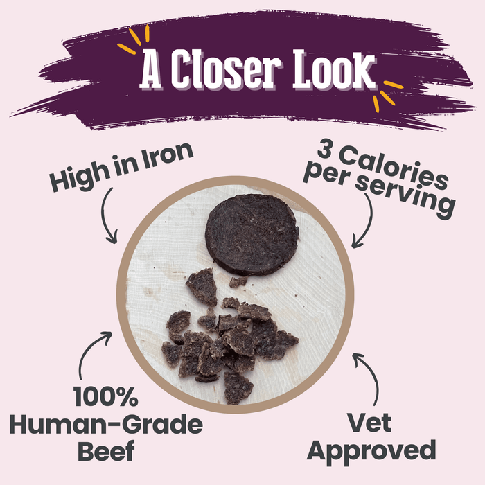 Beef Crumbles Cat Treats | High Protein Treats for CatsCat TreatsFound My Animal