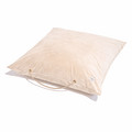 Beige Washable Velvet Dog BedDog BedsFound My AnimalM