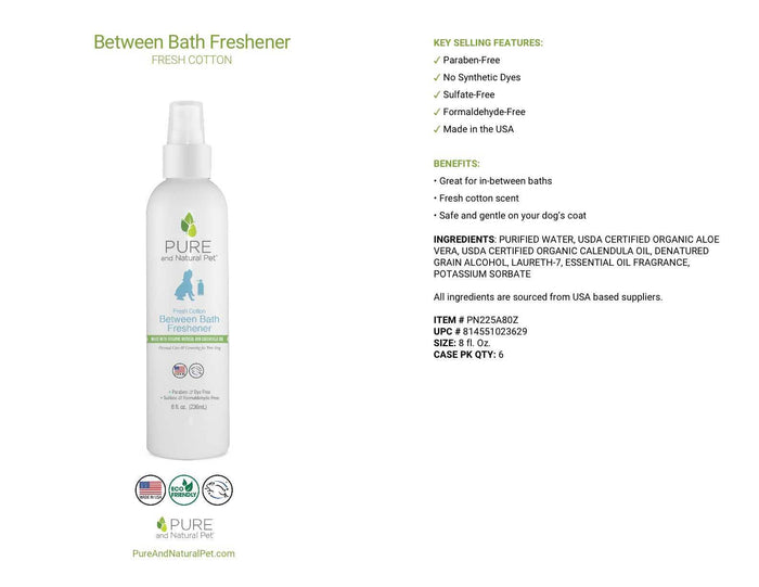 Between Bath Freshener for Dogs - Fresh CottonWellnessFound My Animal