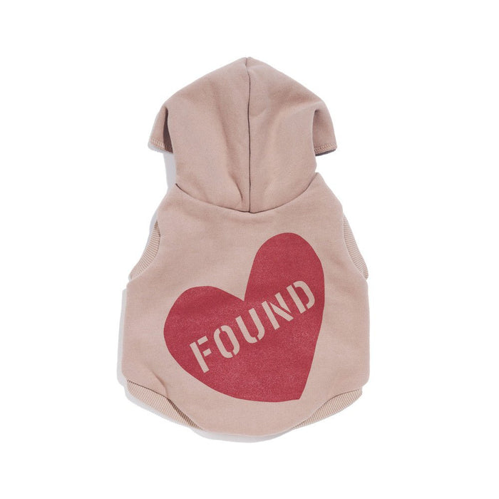 Big Full Heart Animal Hoodie, Taupe + RustBig Full Heart Animal HoodiesFound My AnimalXS