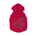 Big Full Heart Animal Hoodie, Tomato + BurgundyBig Full Heart Animal HoodiesFound My AnimalXS