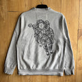 Billionaire Boys Club Astronaut Crewneck Sweatshirt Grey Large Made in Canada