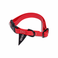 Biothane® Leather Alternative Dog & Cat Collar – Waterproof & Durable | Red | Matte Black HardwareDog CollarsFound My AnimalXS