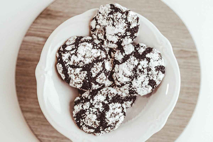 Black Forest Crinkle Cookies by Crumble Crate